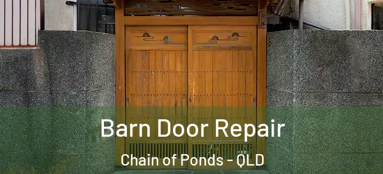 Barn Door Repair Chain of Ponds - QLD