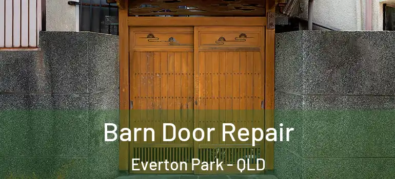 Barn Door Repair Everton Park - QLD