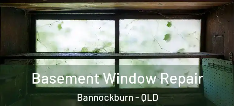 Basement Window Repair Bannockburn - QLD