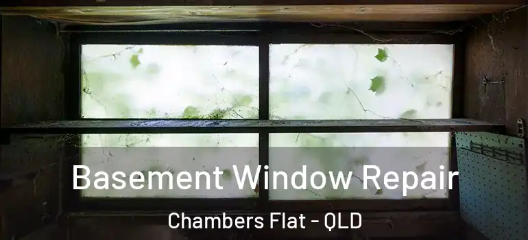 Basement Window Repair Chambers Flat - QLD