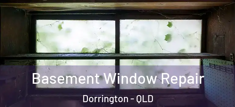 Basement Window Repair Dorrington - QLD
