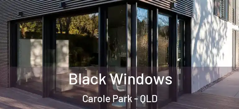  Black Windows Carole Park - QLD
