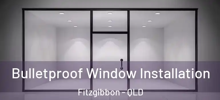 Bulletproof Window Installation Fitzgibbon - QLD
