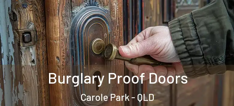 Burglary Proof Doors Carole Park - QLD