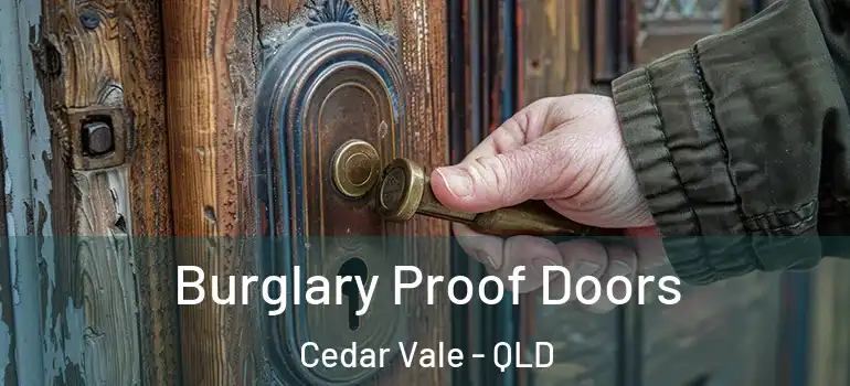 Burglary Proof Doors Cedar Vale - QLD