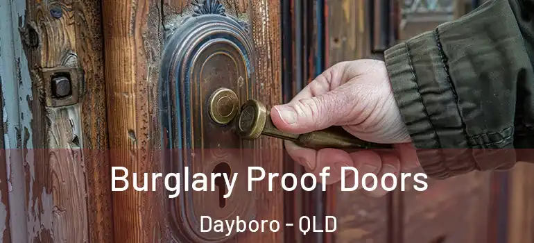 Burglary Proof Doors Dayboro - QLD