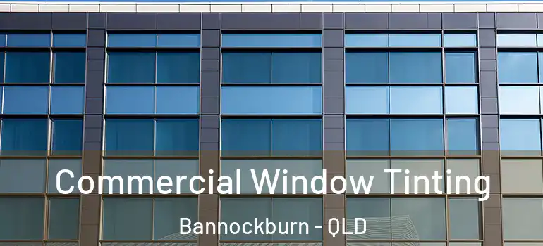 Commercial Window Tinting Bannockburn - QLD