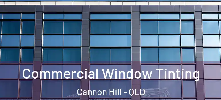 Commercial Window Tinting Cannon Hill - QLD