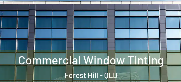 Commercial Window Tinting Forest Hill - QLD