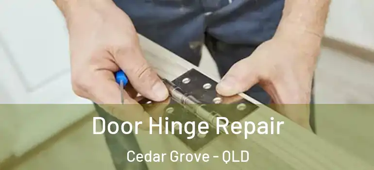 Door Hinge Repair Cedar Grove - QLD