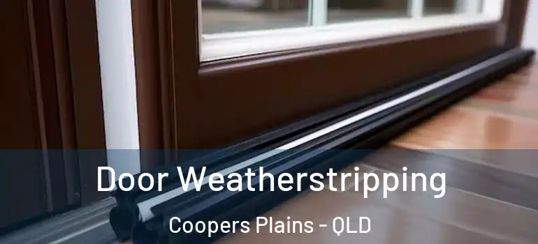  Door Weatherstripping Coopers Plains - QLD