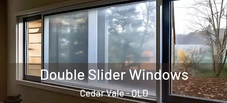 Double Slider Windows Cedar Vale - QLD
