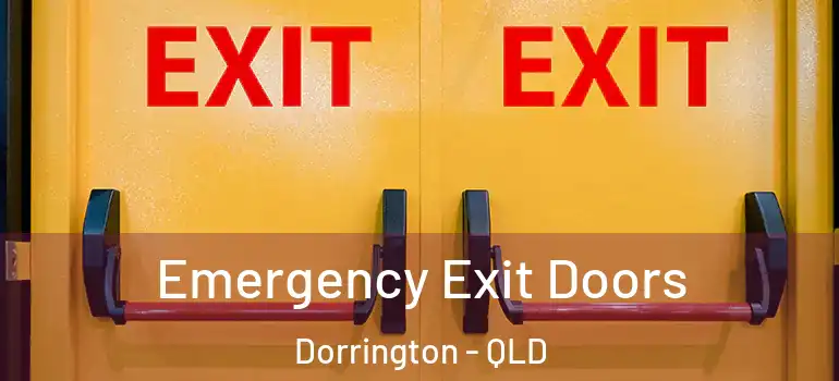 Emergency Exit Doors Dorrington - QLD