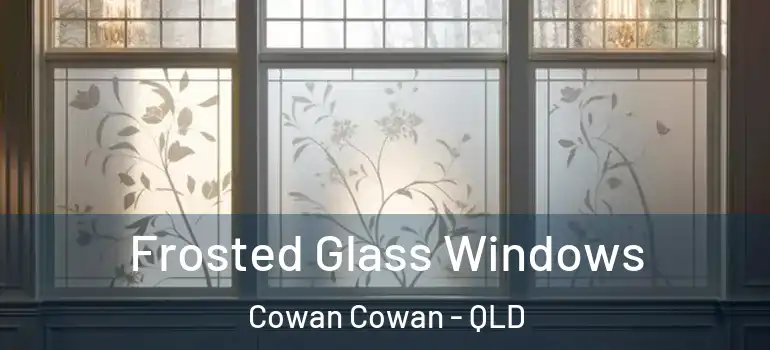 Frosted Glass Windows Cowan Cowan - QLD