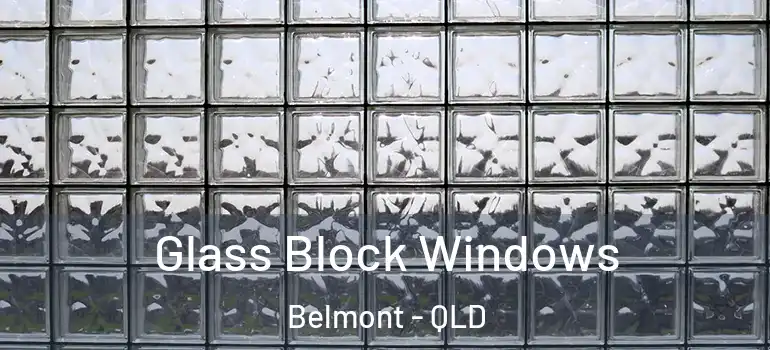 Glass Block Windows Belmont - QLD