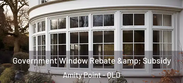 Government Window Rebate & Subsidy Amity Point - QLD
