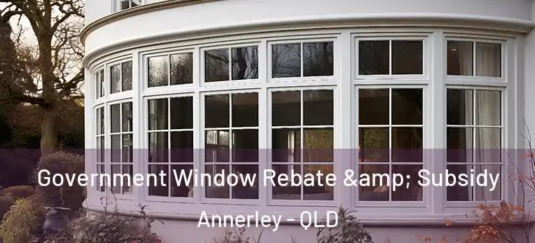  Government Window Rebate & Subsidy Annerley - QLD
