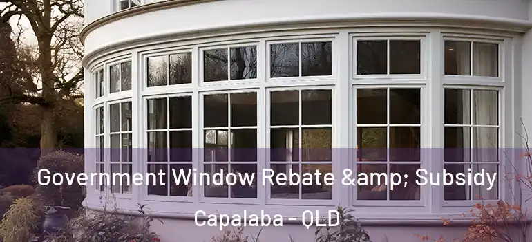 Government Window Rebate & Subsidy Capalaba - QLD