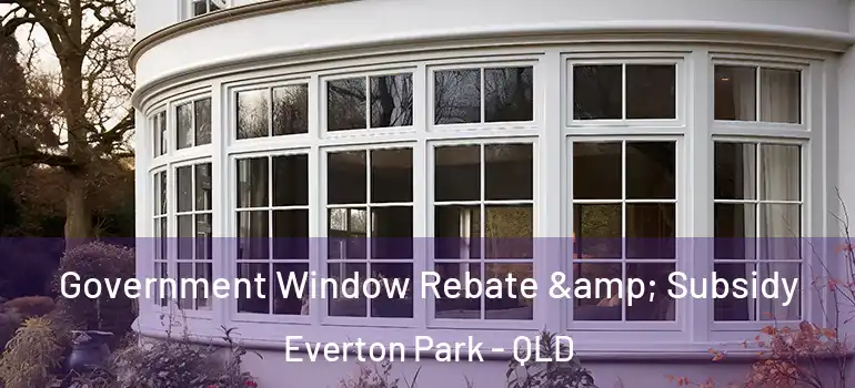 Government Window Rebate & Subsidy Everton Park - QLD