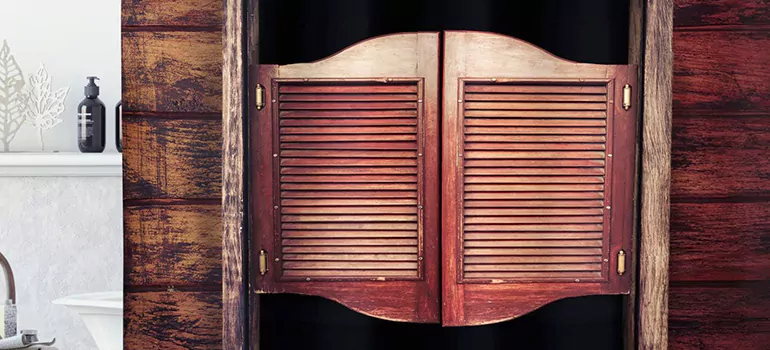 Installing Saloon Door Hinges in Brisbane, QLD