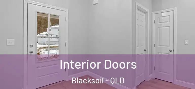 Interior Doors Blacksoil - QLD