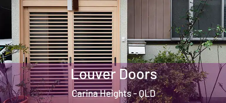 Louver Doors Carina Heights - QLD