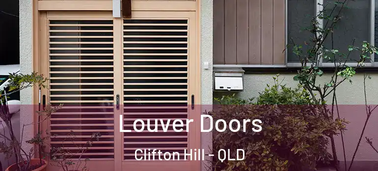 Louver Doors Clifton Hill - QLD