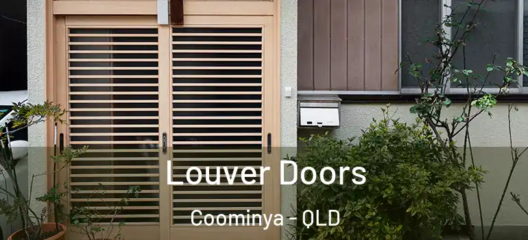 Louver Doors Coominya - QLD