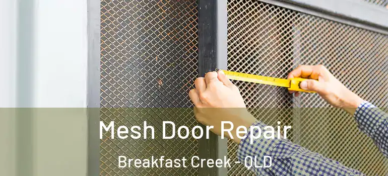 Mesh Door Repair Breakfast Creek - QLD