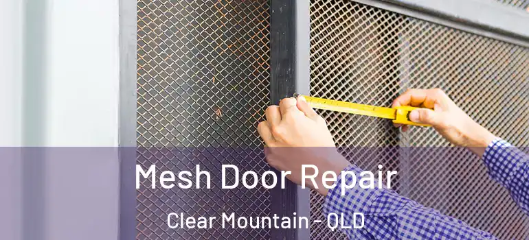 Mesh Door Repair Clear Mountain - QLD