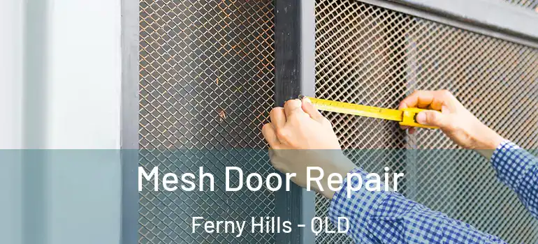 Mesh Door Repair Ferny Hills - QLD