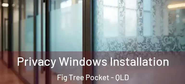 Privacy Windows Installation Fig Tree Pocket - QLD