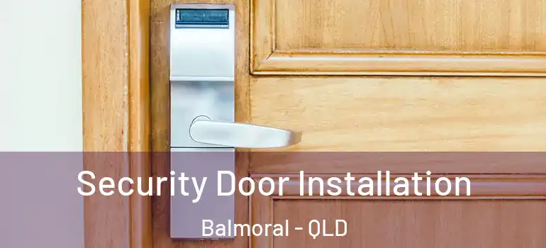 Security Door Installation Balmoral - QLD