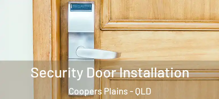 Security Door Installation Coopers Plains - QLD