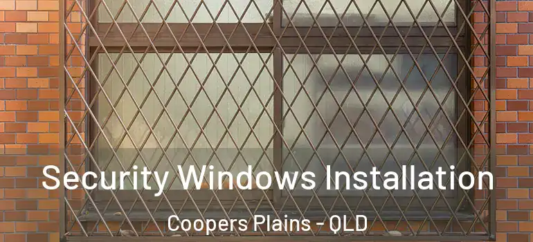 Security Windows Installation Coopers Plains - QLD