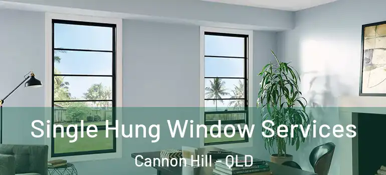 Single Hung Window Services Cannon Hill - QLD