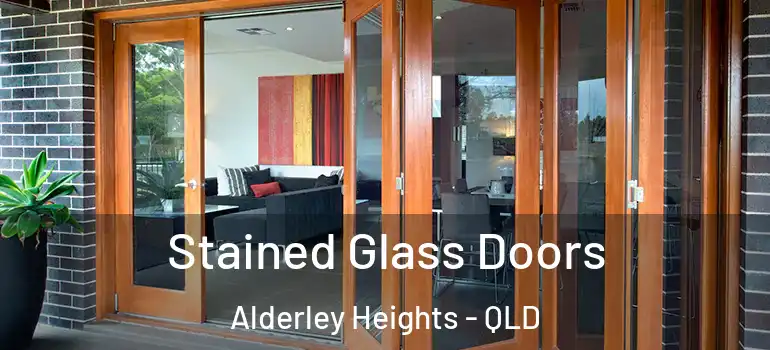 Stained Glass Doors Alderley Heights - QLD