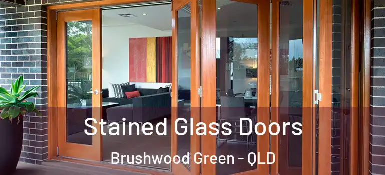Stained Glass Doors Brushwood Green - QLD