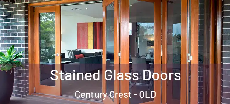 Stained Glass Doors Century Crest - QLD