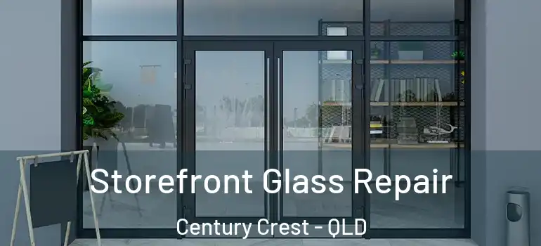Storefront Glass Repair Century Crest - QLD
