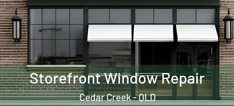 Storefront Window Repair Cedar Creek - QLD
