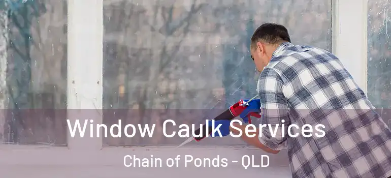 Window Caulk Services Chain of Ponds - QLD