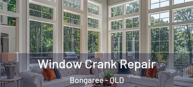 Window Crank Repair Bongaree - QLD