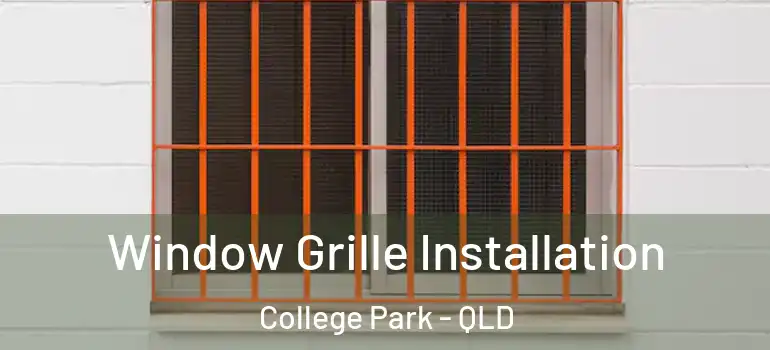Window Grille Installation College Park - QLD