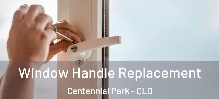 Window Handle Replacement Centennial Park - QLD