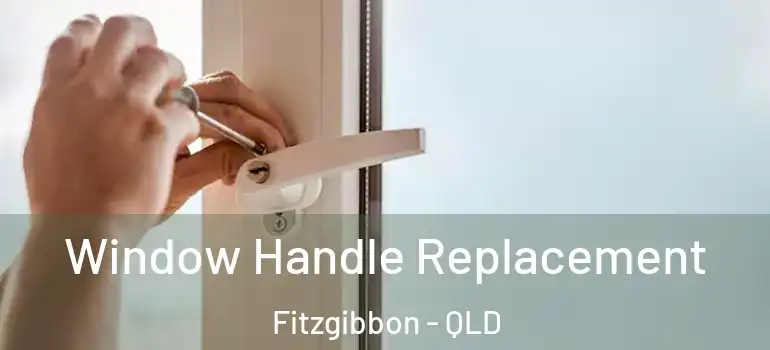 Window Handle Replacement Fitzgibbon - QLD