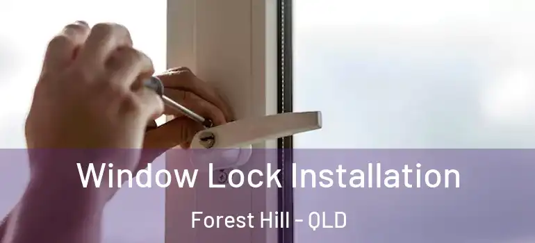 Window Lock Installation Forest Hill - QLD