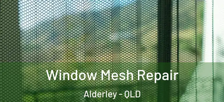 Window Mesh Repair Alderley - QLD