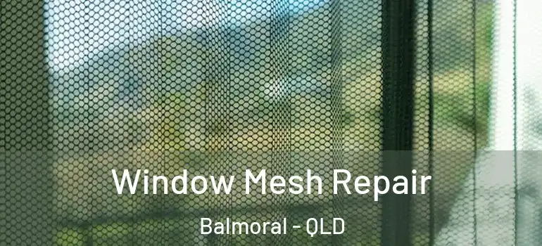 Window Mesh Repair Balmoral - QLD