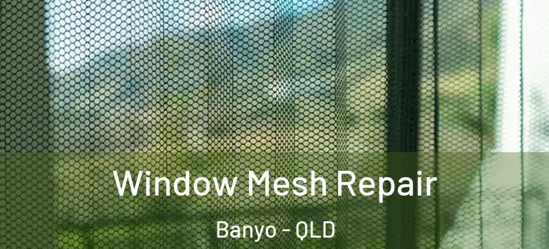 Window Mesh Repair Banyo - QLD